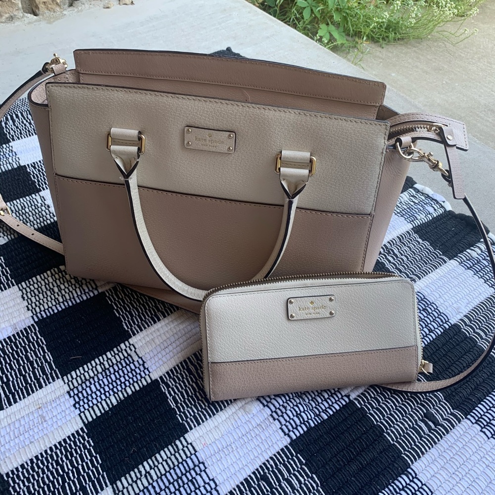 Kate spade handbag and wallet
